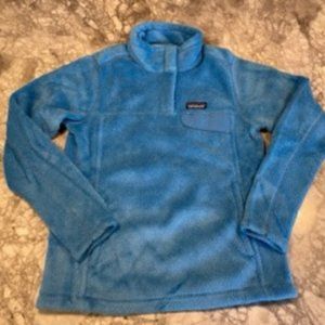Patagonia Women's Re-Tool Snap-T® Fleece Pullover (Size Small Blue)